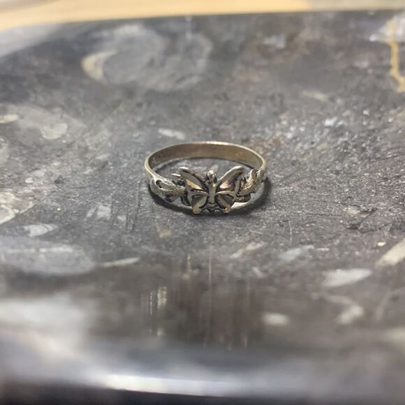 Vintage 90’s Black Hills Silver Sterling Butterfly Ring Size 7 - Picture 17 of 17